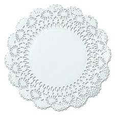 Hoffmaster 500239 12 White Round Cambridge Lace Doily Case Of 1000
