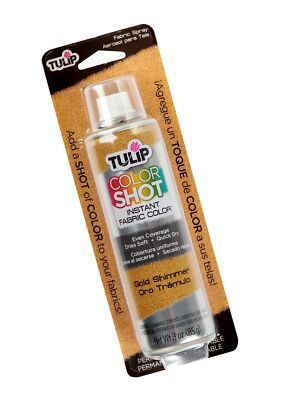 Tulip ColorShot Instant Fabric Color 3oz. Gold Shimmer | eBay