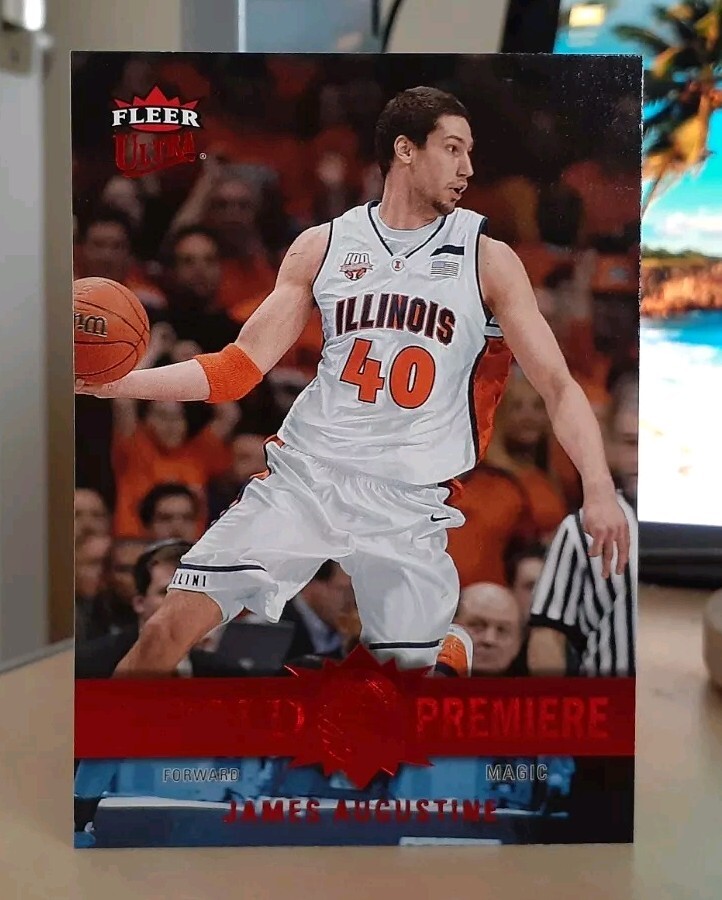 2006-07 Fleer Ultra Red James Augustine #236 Rookie RC ILLINOIS FIGHTING ILLINI