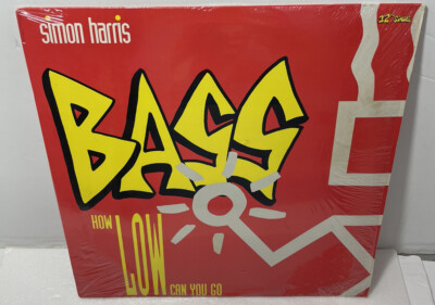 Simon Harris   Bass (How Low Can You Go)  (1988 Vinyl Record) Electronic, HipHop