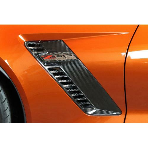 APR Performance Carbon Fiber Fender Side Vents Set Corvette C7 Z06 15+ New - Picture 2 of 4