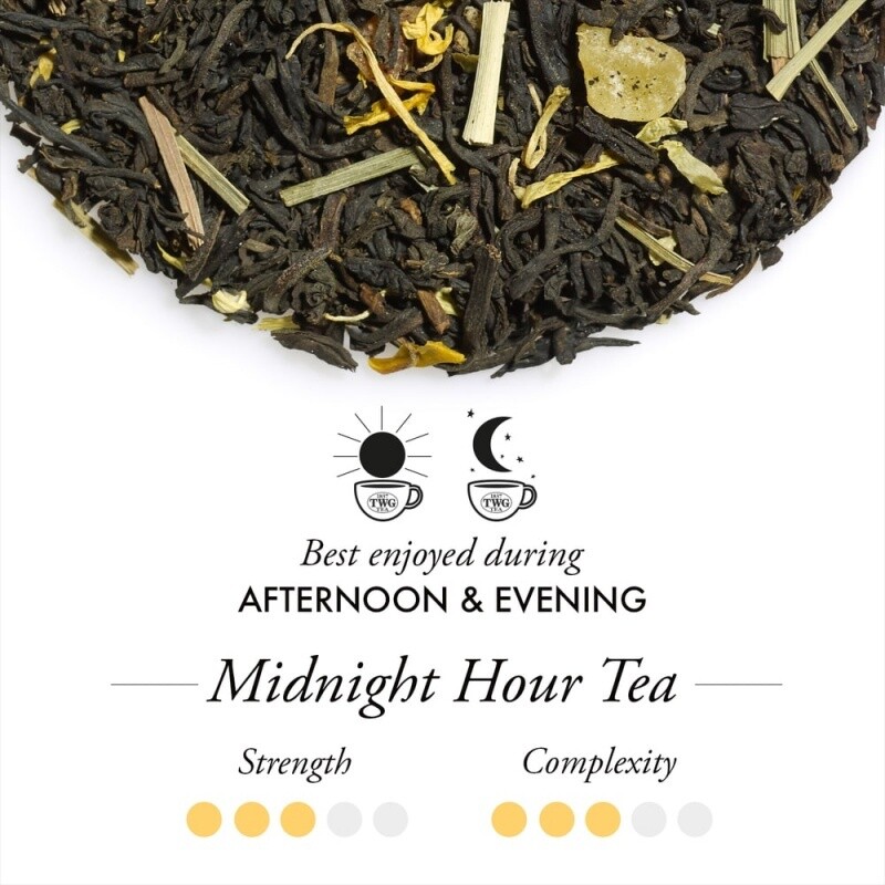 TWG TEA 1837 Midnight Hour Tea Blend Black Tea & Tropical Fruits