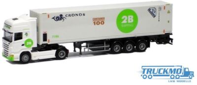 AWM 2B Shipping Scania 09 Topline 45' Kühl Container Sattelzug 74932