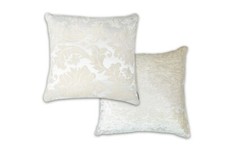 Cushion Covers Throw Chenille Sofa Pillow Cases - 17"x17" Inch Damask