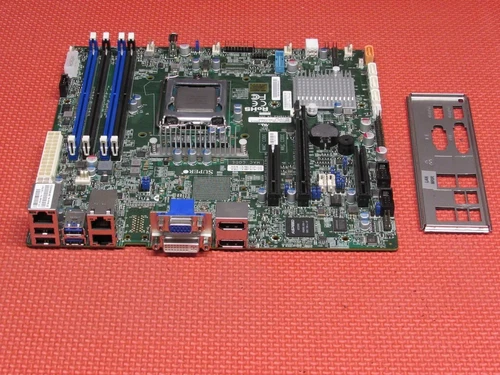 Supermicro X11SSZ-F Intel Server LGA1151 System Board/Motherboard w/ SR2LJ Xeon