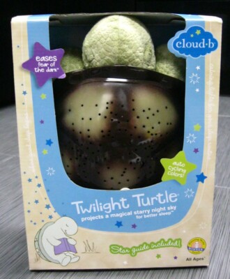 CLOUD-B Twilight Turtle Starry Night Projector with Star Guide MINT in Box Kids