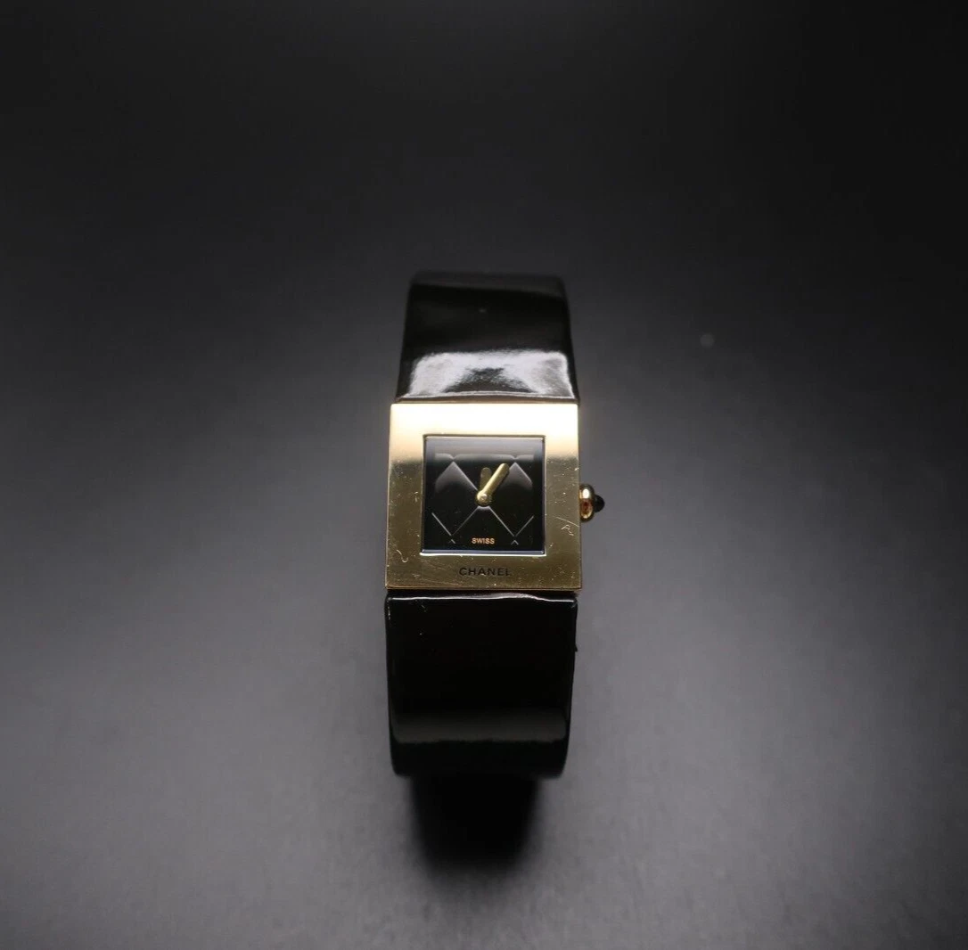 1993 CHANEL Ref H0109 Q.S.20105 Matelasse 18K Ladies Quartz 