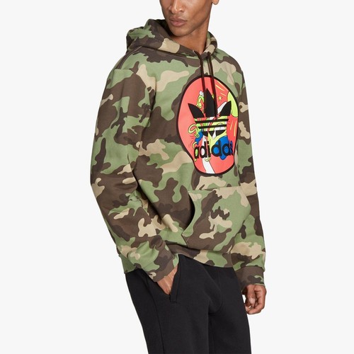Adidas Originals x Jeremy Scott Men's Camo Hoodie Sweatshirt H53373 - 第 5/10 張圖片