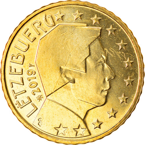 [#365024] Luxembourg, 50 Euro Cent, Henri Ier, 2019, SPL+, Or nordique