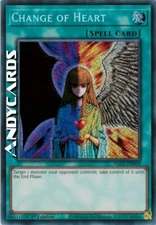 CHANGE OF HEART • Secret • RA01 EN050 • 1Ed • Yugioh ANDYCARDS