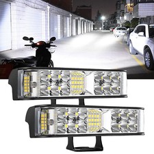 LED Light Bar 7inch Off-Road Driving Fog Lights Work Boat Lamp IP68 Spot Flood