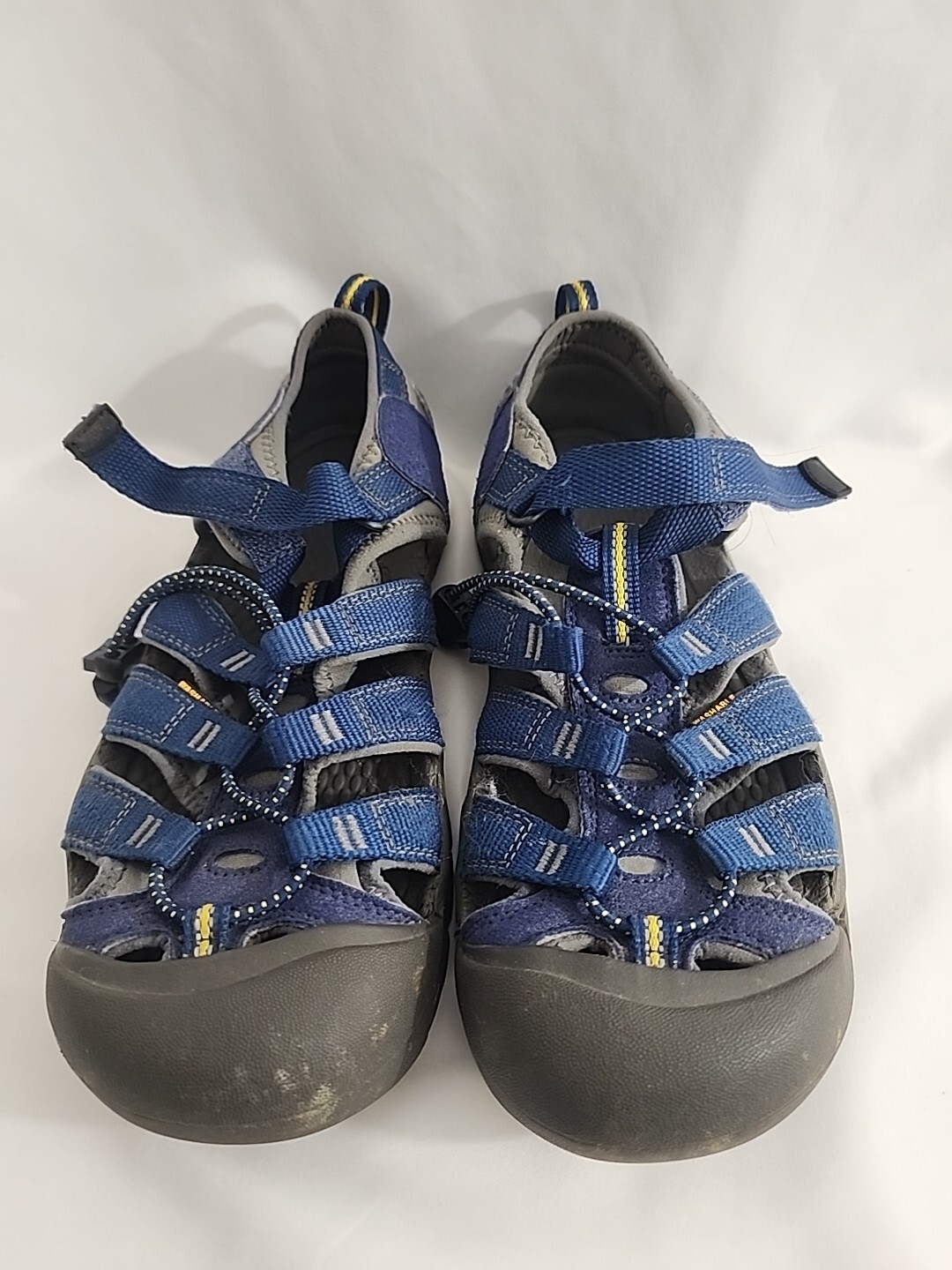 Scarpe Keen unisex in gomma taglia 6 blu lacci regolabili #B