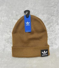 BRAND NEW WITH TAGS UNISEX ADIDAS ORIGINALS GROVE BEANIE HAT DARK YELLOW