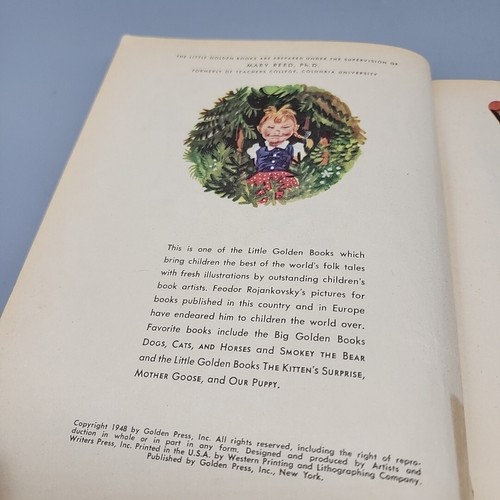 Vintage 1948 Little Golden Book - The Three Bears - 29 Cents *flaws - Picture 6 of 12