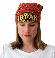 Sunshine Joy Freak Brothers Franklin Bandana 22"x22" FREE SHIPPING