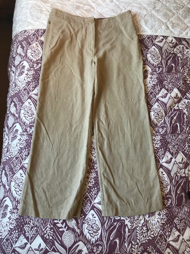 Rohan Ladies Travel Linen Trousers Size 