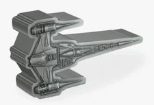 2023 The Mandalorian's N-1 Starfighter 1oz Silver Shaped Coin