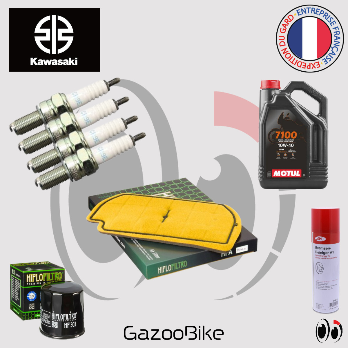 Kit révision KAWASAKI ZXR 750 R de 1993 à 1995 pour vos sorties du weekend
