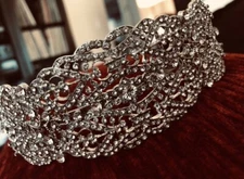 Vintage Wedding Bridal Tiara Headband Queen Crown Hair Accessory