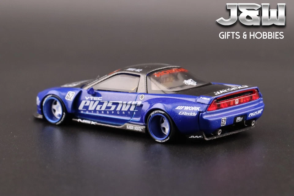 Kaido House x Mini GT Honda NSX Evasive V2 azul KHMG137 1/64 Foto 4 de 4