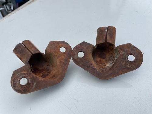 1948 Chevrolet Step Side Short Bed Pickup Truck Tail Gate MOUNT BRACKETS - Picture 4 of 7