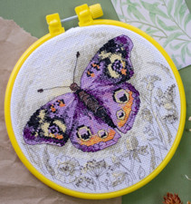 Kit punto croce contato a farfalla su tela | Un regalo perfetto