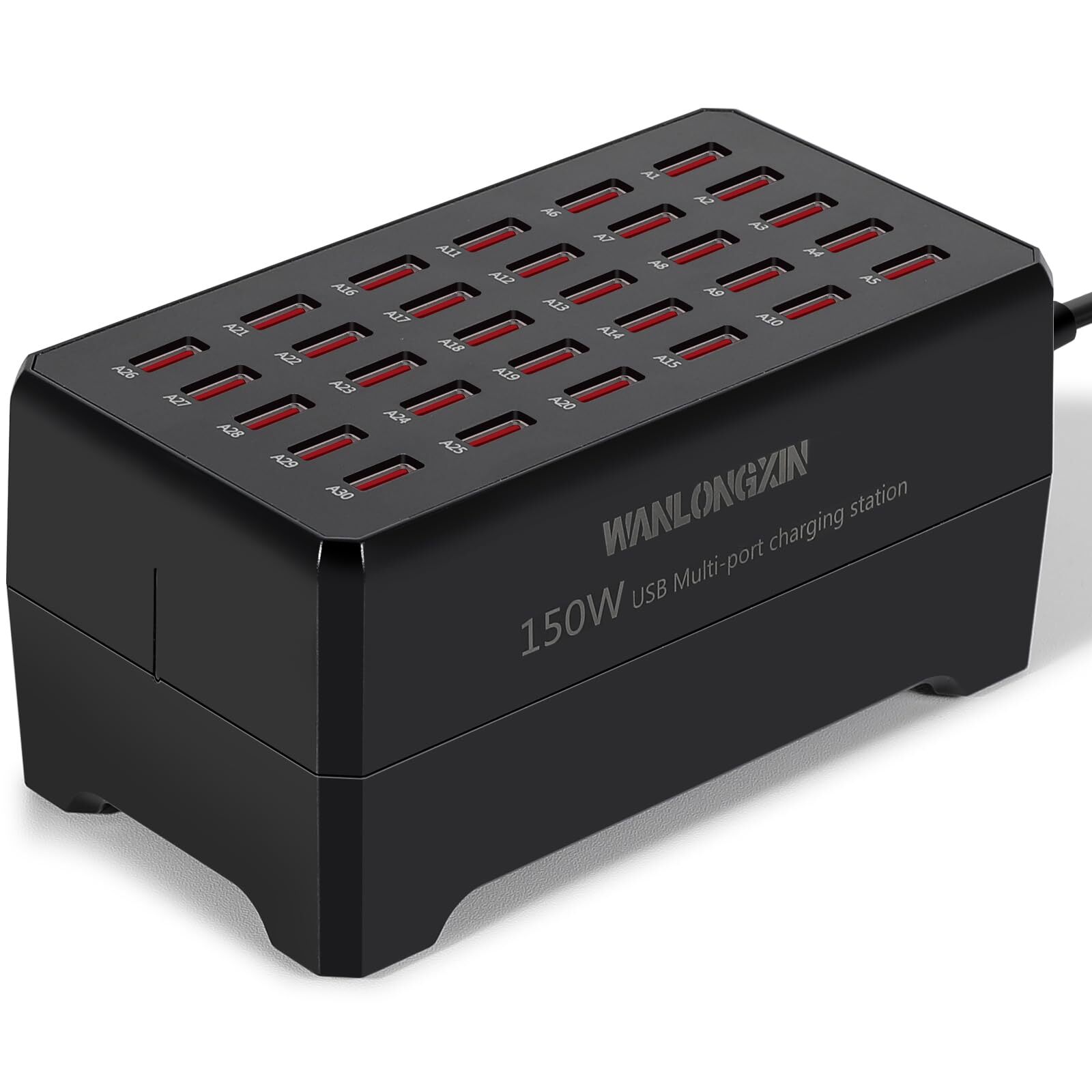 150W 30-Port USB Charging Station for Multiple Devices Fast Charging Hub-image