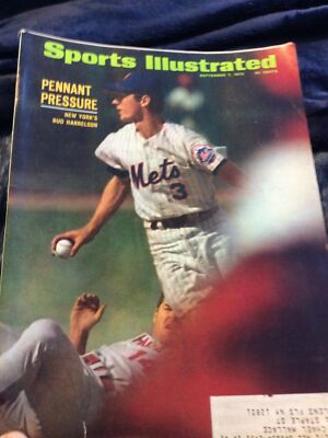 #ad SPORTS ILLUSTRATED SEPTEMBER 7 1970 PENNANT PRESSURE: NY#x27;S BUD HARRELSON $12.99