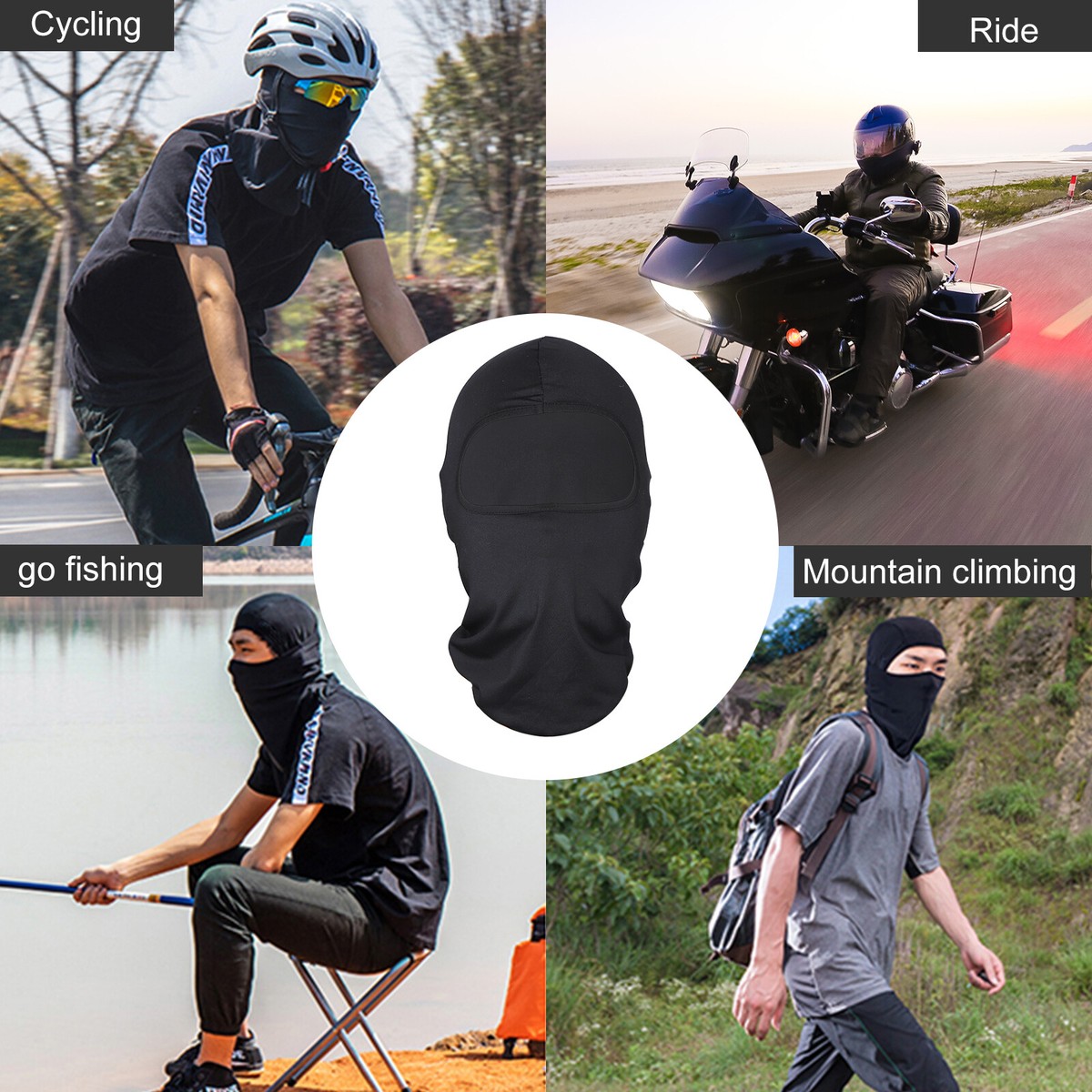 Motorrad Sturmhaube Sommer - Atmungsaktiver UV-Schutz Für Outdoor