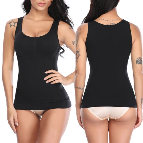 New Ladies Women Seamless Control Vest Body Shaper Shape Wear Under Wear - Bild 15 von 23