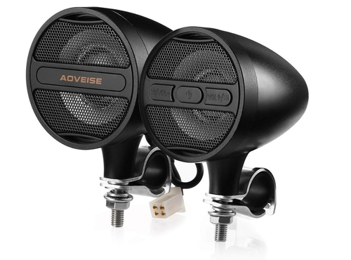 Bluetooth Audio System Waterproof 360° Swivel Aluminum Motorcycle - Picture 5 of 5