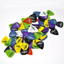 100pcs/lot Alice 0.81mm Medium Matte Nylon Guitar Picks Assorted Colors AP-F