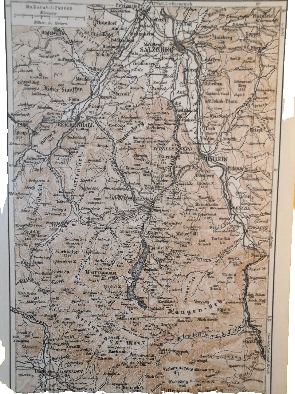 Vintage Original Antique Europe County Maps