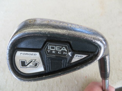 USED ADAMS IDEA TECH V3 FORGED PITCHING WEDGE ADAMS STIFF STEEL 36" MEN RH - 第 1/7 張圖片