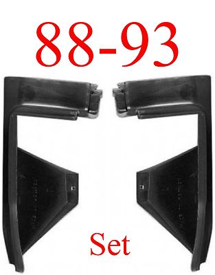 88 93 Bumper Filler Extension Set, Chevy & GMC, L&R Pair, GM1089118, GM1089119
