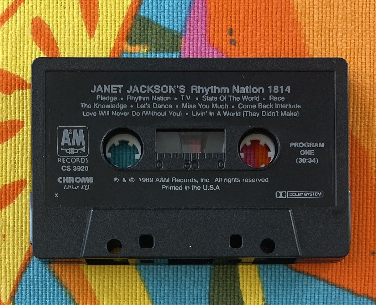 Janet Jackson - Rhythm Nation 1814 - Cassette Tape (1989, A&M) | eBay