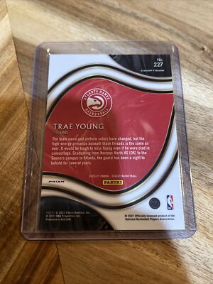 2020-21 Select TRAE YOUNG #227 Red White Orange Shock Prizm