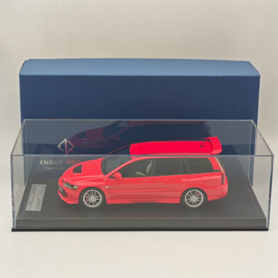 ENGUP 1:18 Mitsubishi LANCER EVOLUTION IX WAGON MR Resin Model Car Limited Red