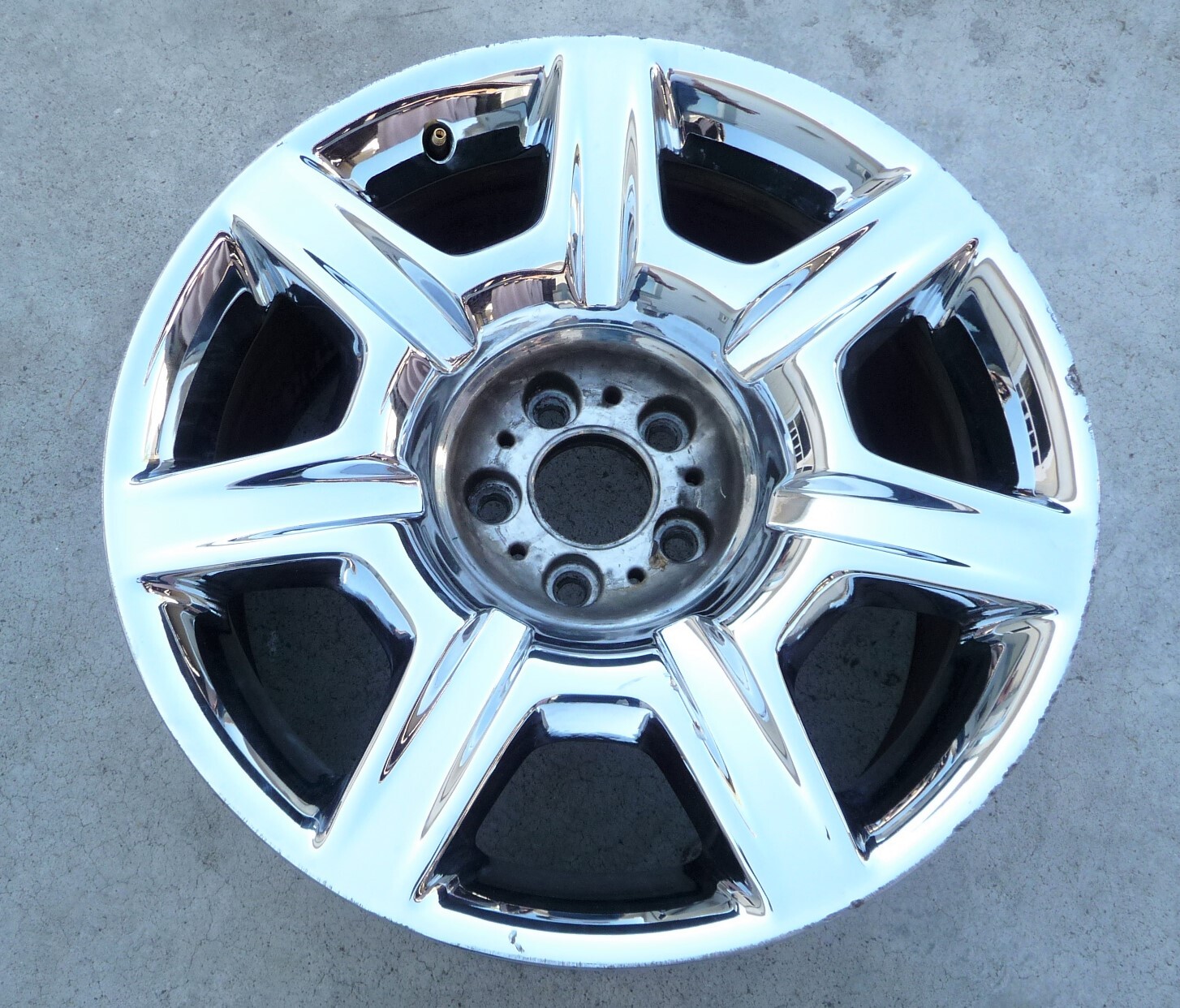 10-19 Rolls-Royce Ghost 20" Rear Alloy Rim Wheel Chrome Plated 36316773354 OE