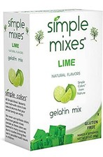 Einfache Mischungen Limette Gelatine Mischung - 3,1oz, 6er Pack