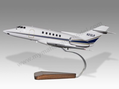 Hawker 800A Desk Wood Airplane New Model Large Scale 1/32