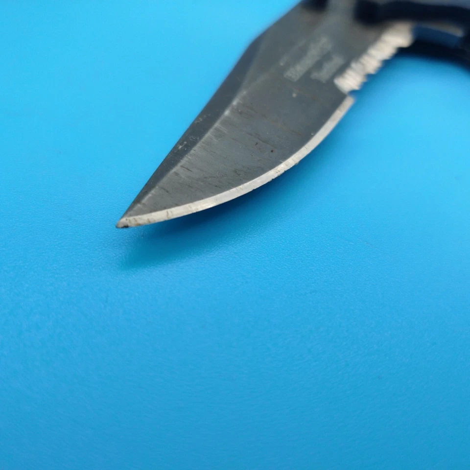 USADOS Raro Descontinuado Fox Cuchillos BlackFox Tactical BF-114TS Cuchillo 6.69" Foto 2 de 4