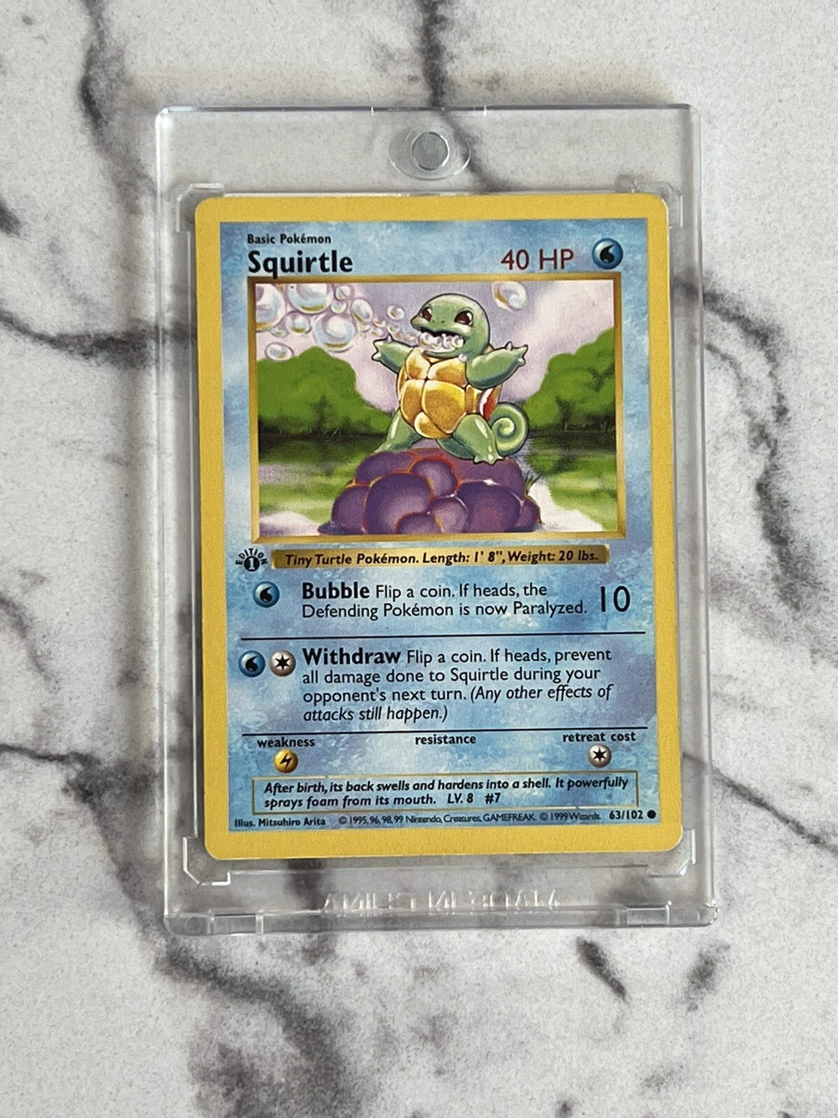 Squirtle 1999 Pokemon Game #63 1st Edition Price Guide