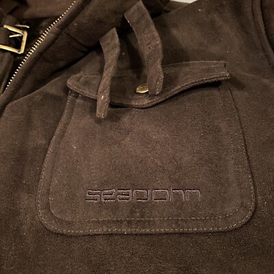 Vintage Sean John XXL Men's Faux Suede Faux Fur Lined Heavy Winter