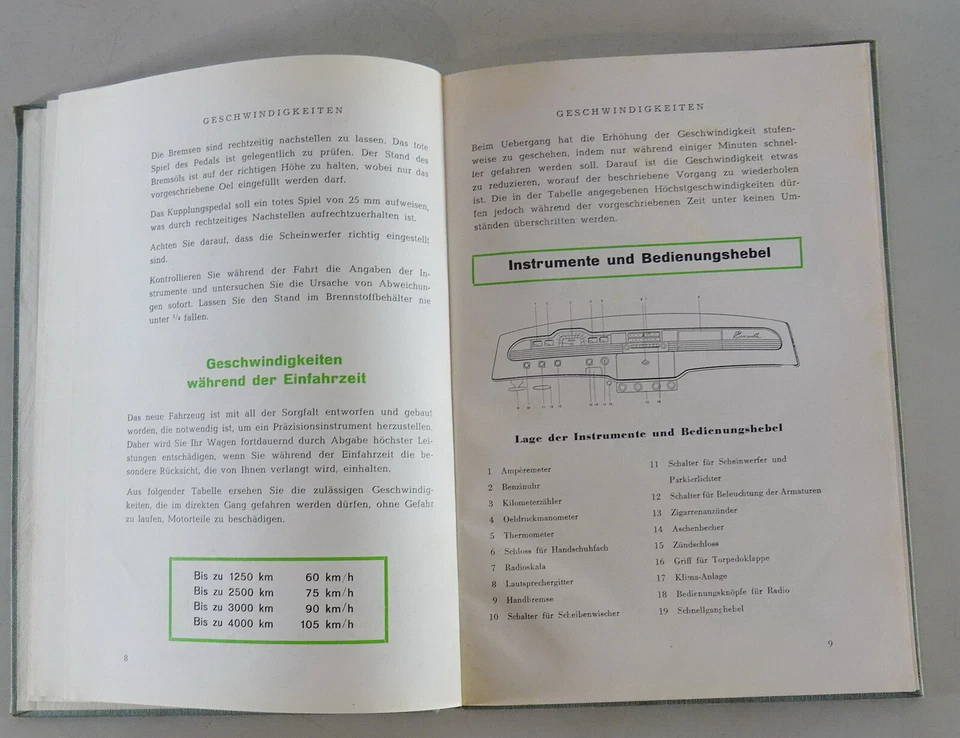 Istruzioni D'Uso Plymouth Cranbrook/Cambridge/Concord 1951 - 1954 Tedesco - Immagine 3 di 4