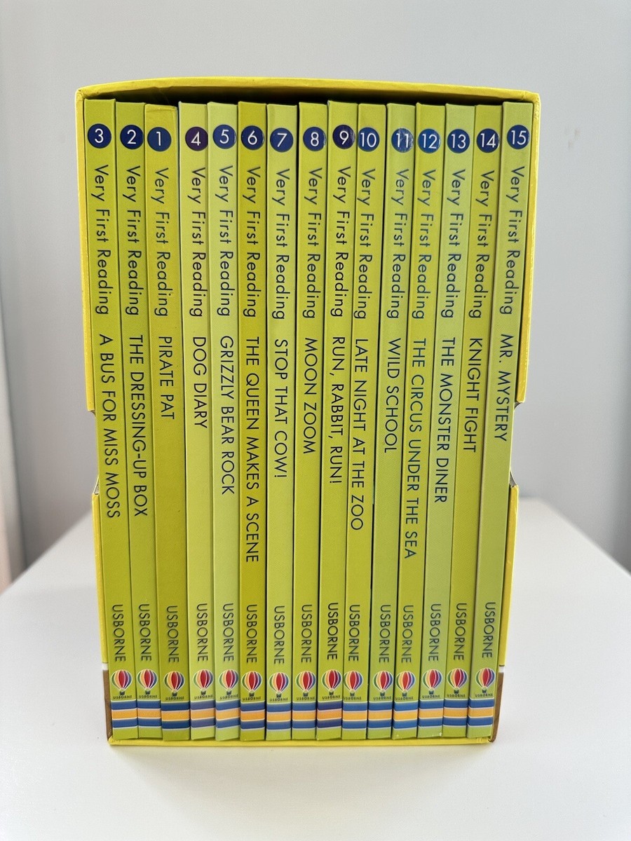 Usborne Very First Reading Book Set, 15 Hardcover, Parents