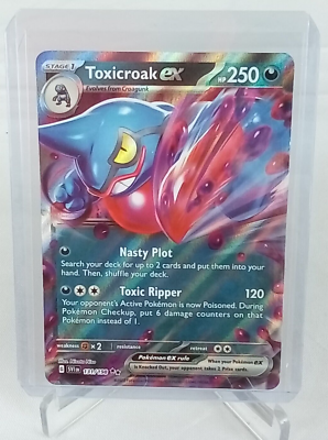 Toxicroak Ex Hp 250 Holo #131 Pokémon Card 2023 | eBay