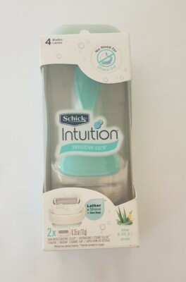NEW Schick Intuition Sensitive Care razor w/Natural Aloe & Vit.E  