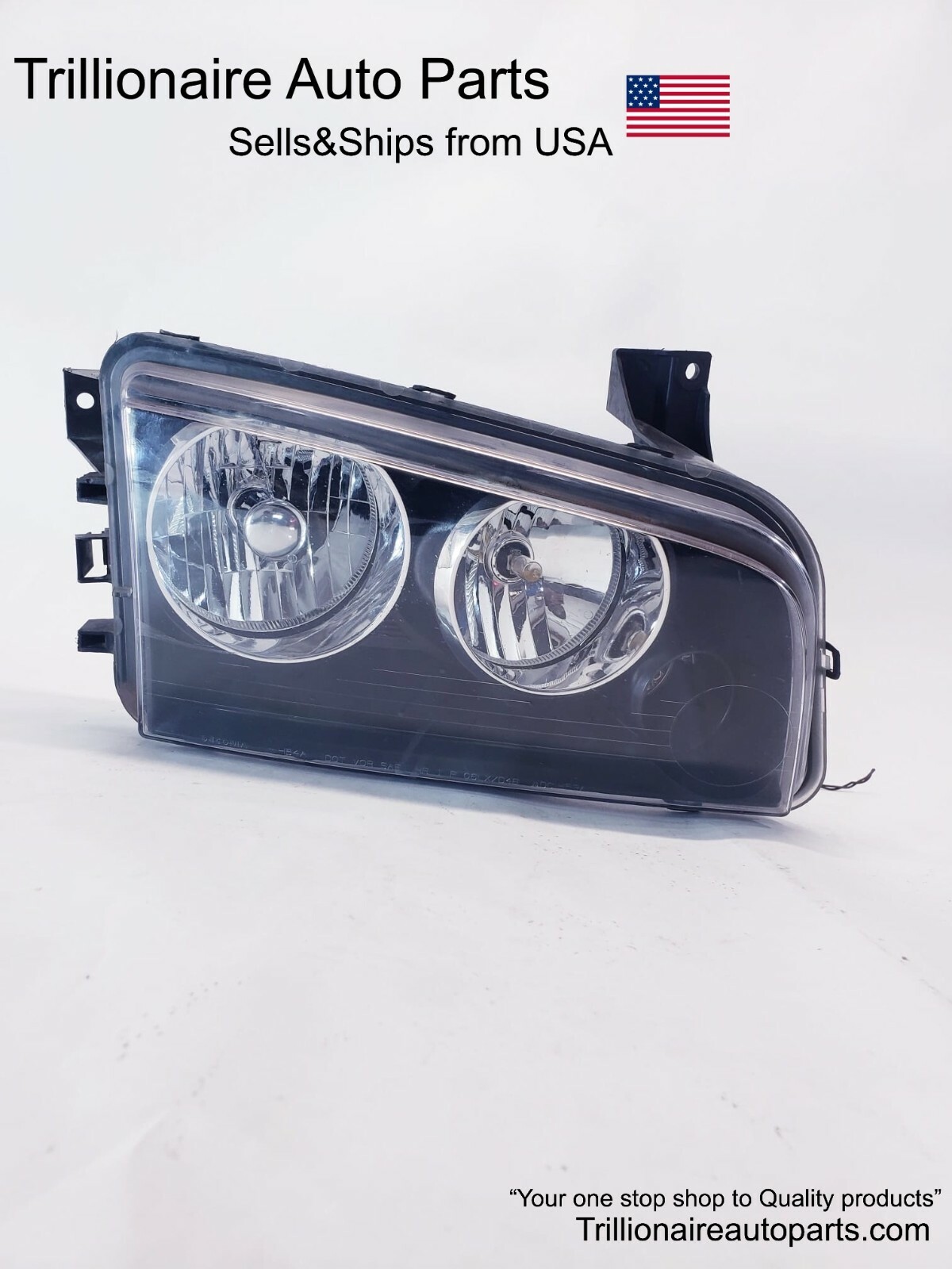 Genuine 2006-2010 DODGE Charger Right Side Headlight OEM 4806164AG  