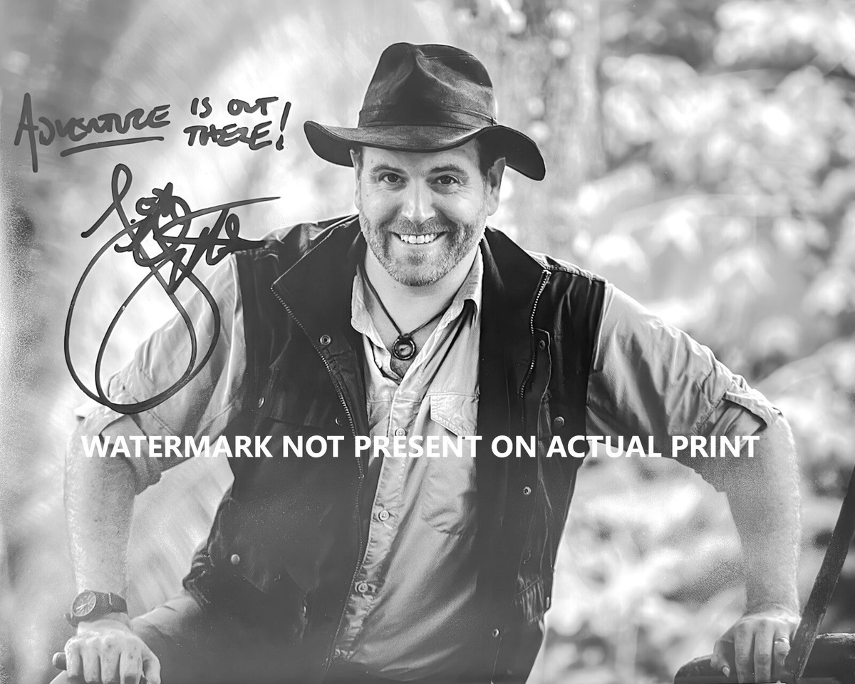 JOSH GATES SIGNED 8x10 PHOTO EXPEDITION UNKNOWN DESTINATION TRUTH TV  reprint 12